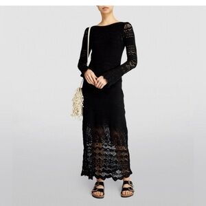 Maje lace maxi dress